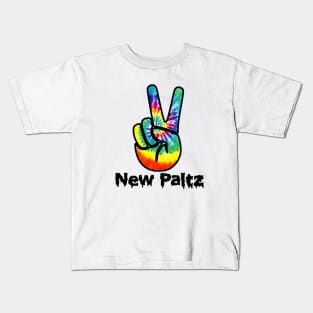 New Paltz Drippy Peace Sign Kids T-Shirt